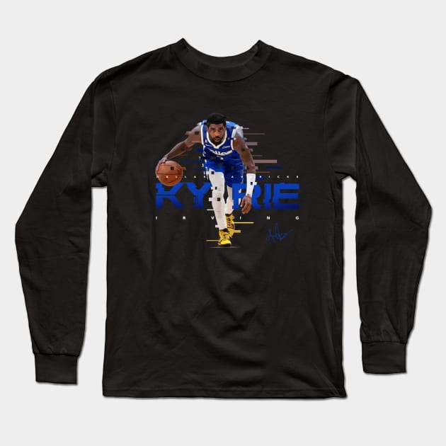 Kyrie Irving Long Sleeve T-Shirt by Juantamad